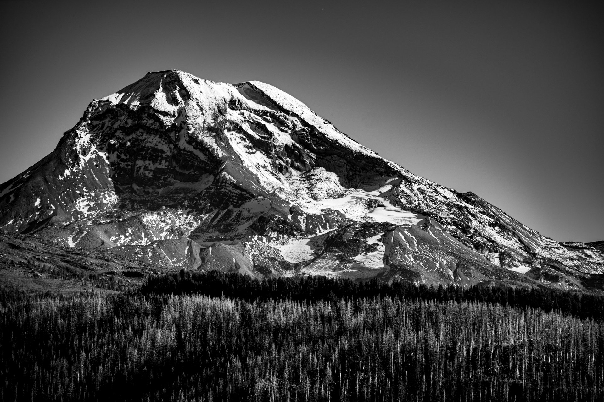 South Sister B&W