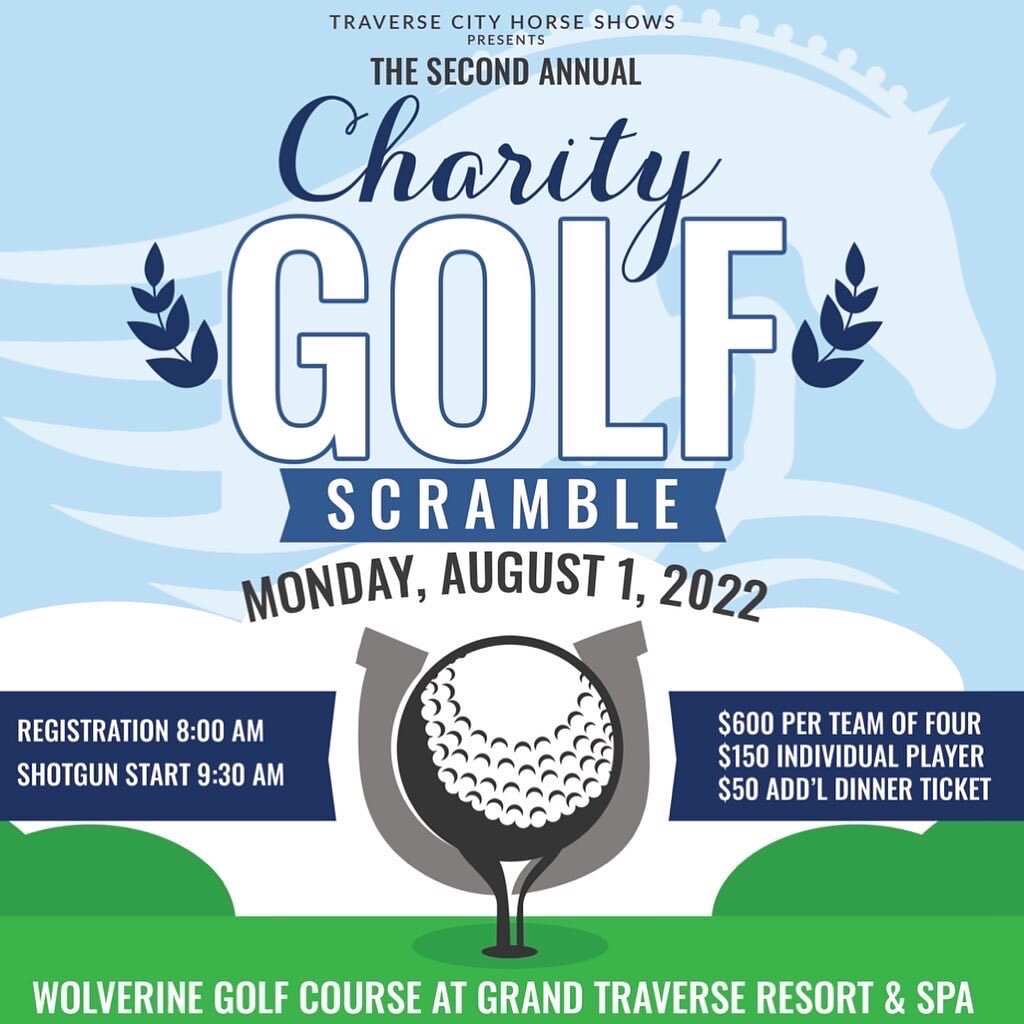 No se desvíe del camino en el segundo torneo benéfico de golf de Traverse City Horse Show