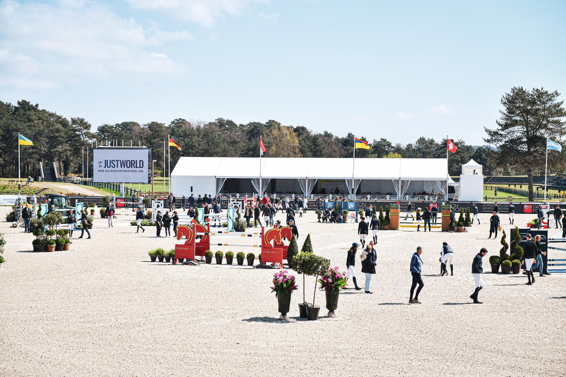 Les Printemps des Sports Équestres apoya a JustWorld con visibilidad en un ambiente festivo