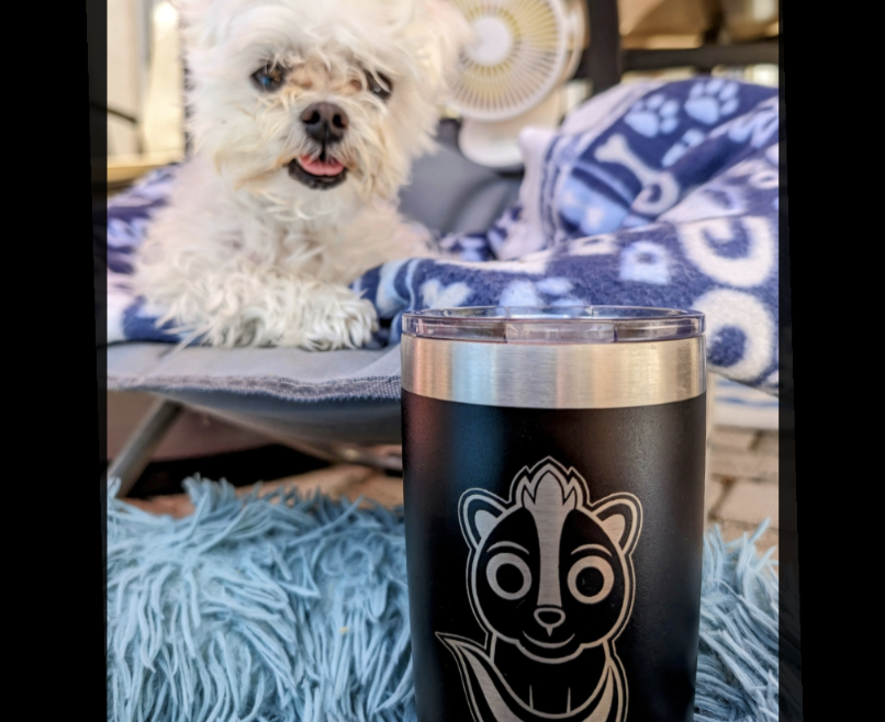 Mookie shows off his cool SKUNK'D Tumbler