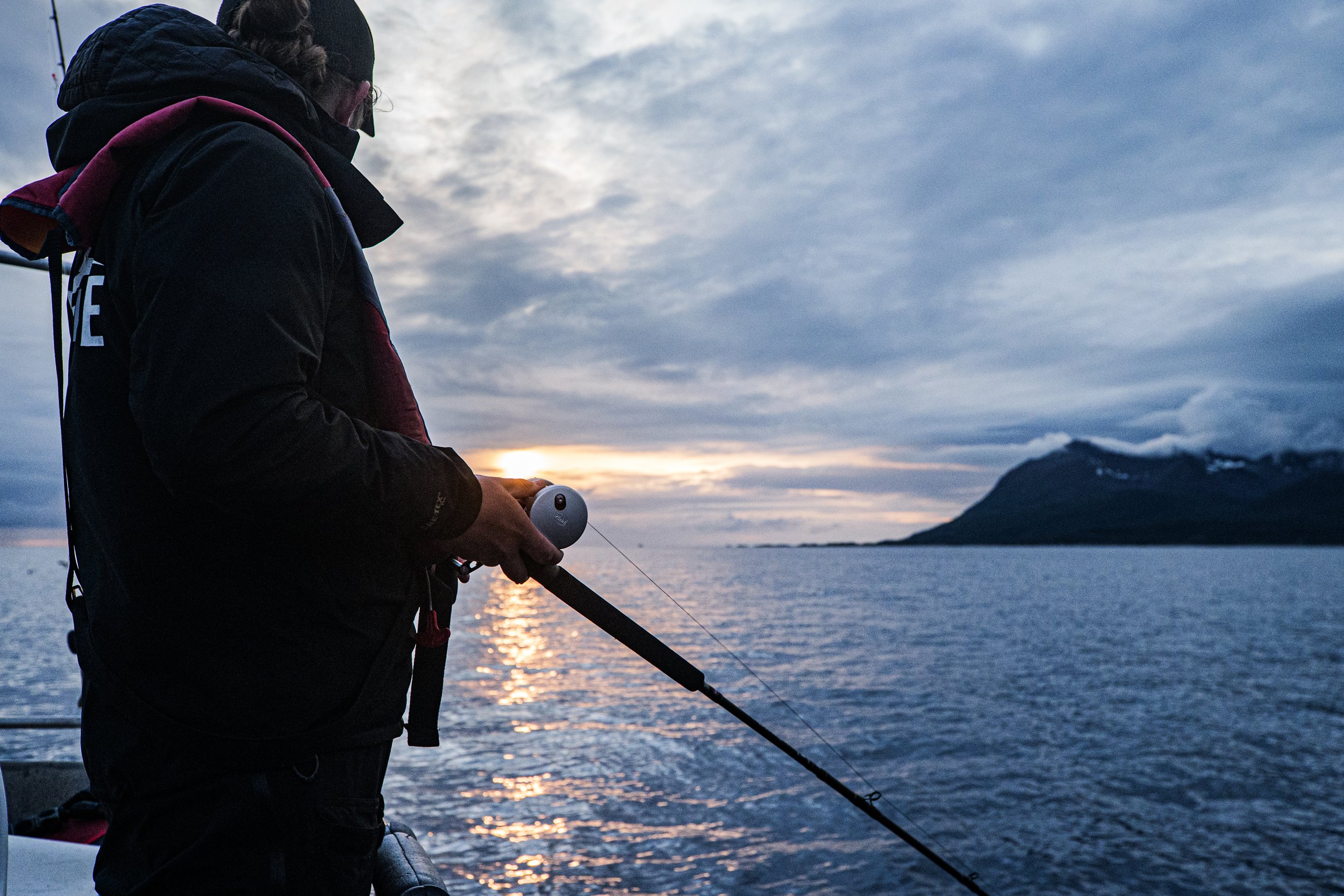 Sportfiskare på fiskeresa till Norge