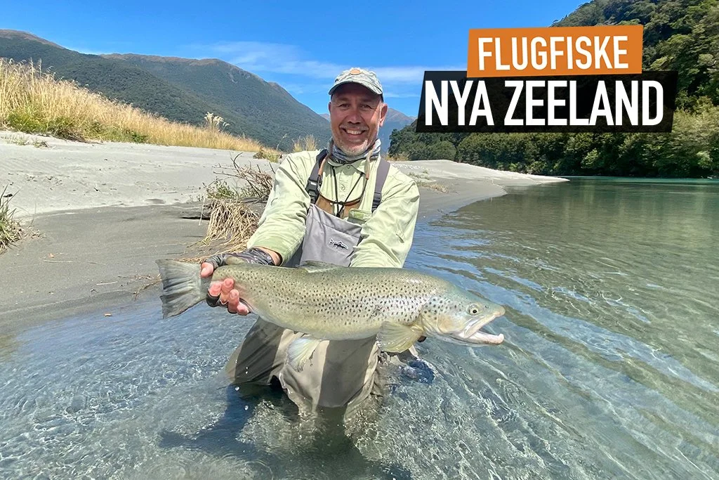 Flugfiskeresa Nya Zeeland – fiske efter vild öring i orörda vatten