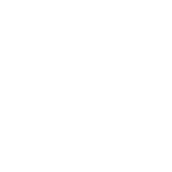 A stylized, black-and-white illustration of a shell, possibly a clam or oyster shell.