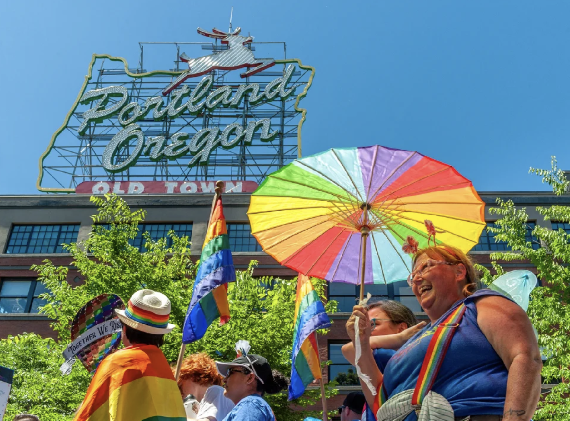 Portland Pride Parade
Sunday, July 21, 2024 at 11:00 AM
The Parade launches at 11:oo AM from the North Park Blocks.