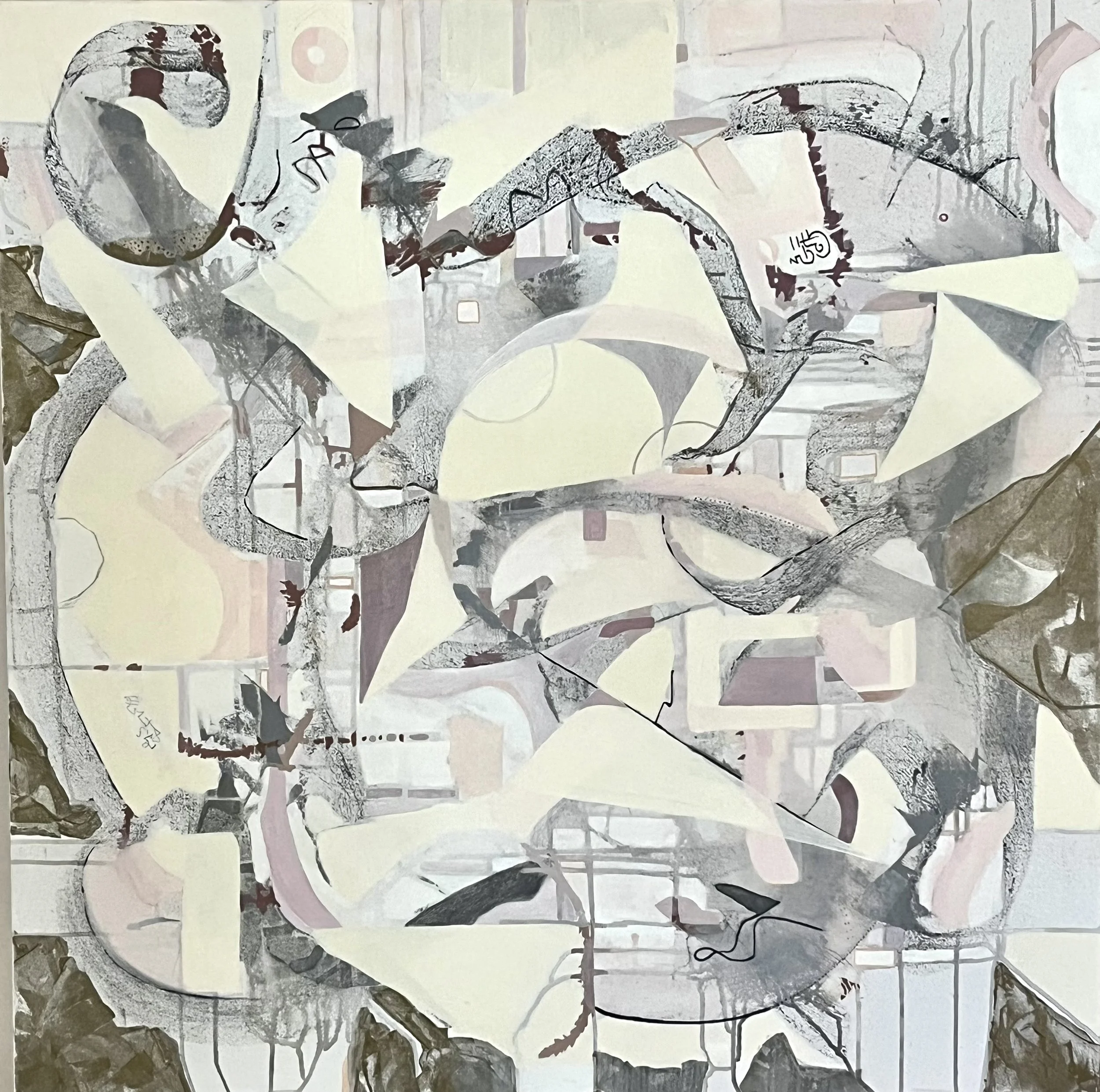 Within the Subtle Realms
Acrylic and mixed media on canvas
36 × 36 × 1.5 in

