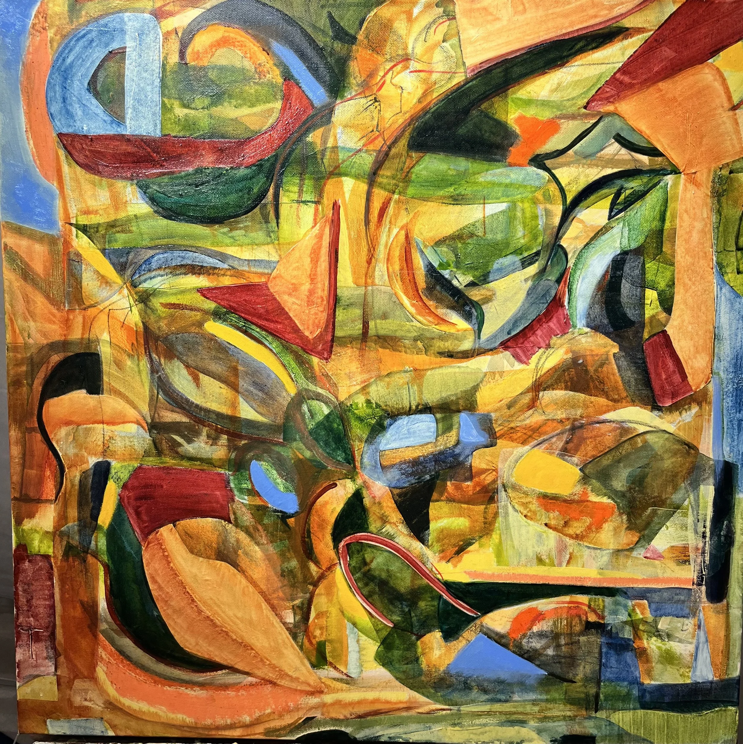 Held in Motion
Acrylic and Mixed Media on Canvas
24 x 24 x 1.5in
