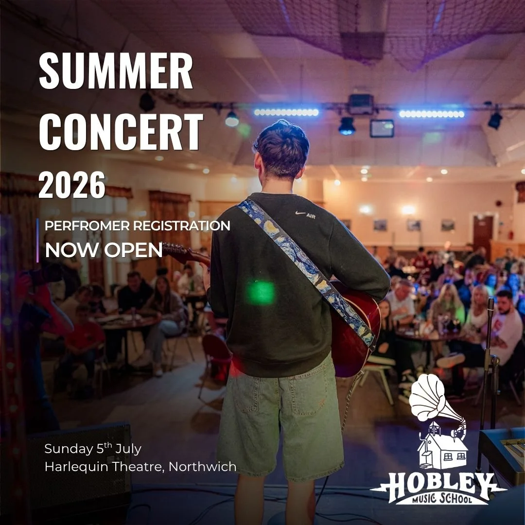 HMS Summer Concert 2026 🎵

One of our favourite events of the year is back! Performer registration is now open!

On Sunday 5th July, our pupils will be taking to the stage at the Harlequin Theatre in Northwich to showcase everything they've been wor