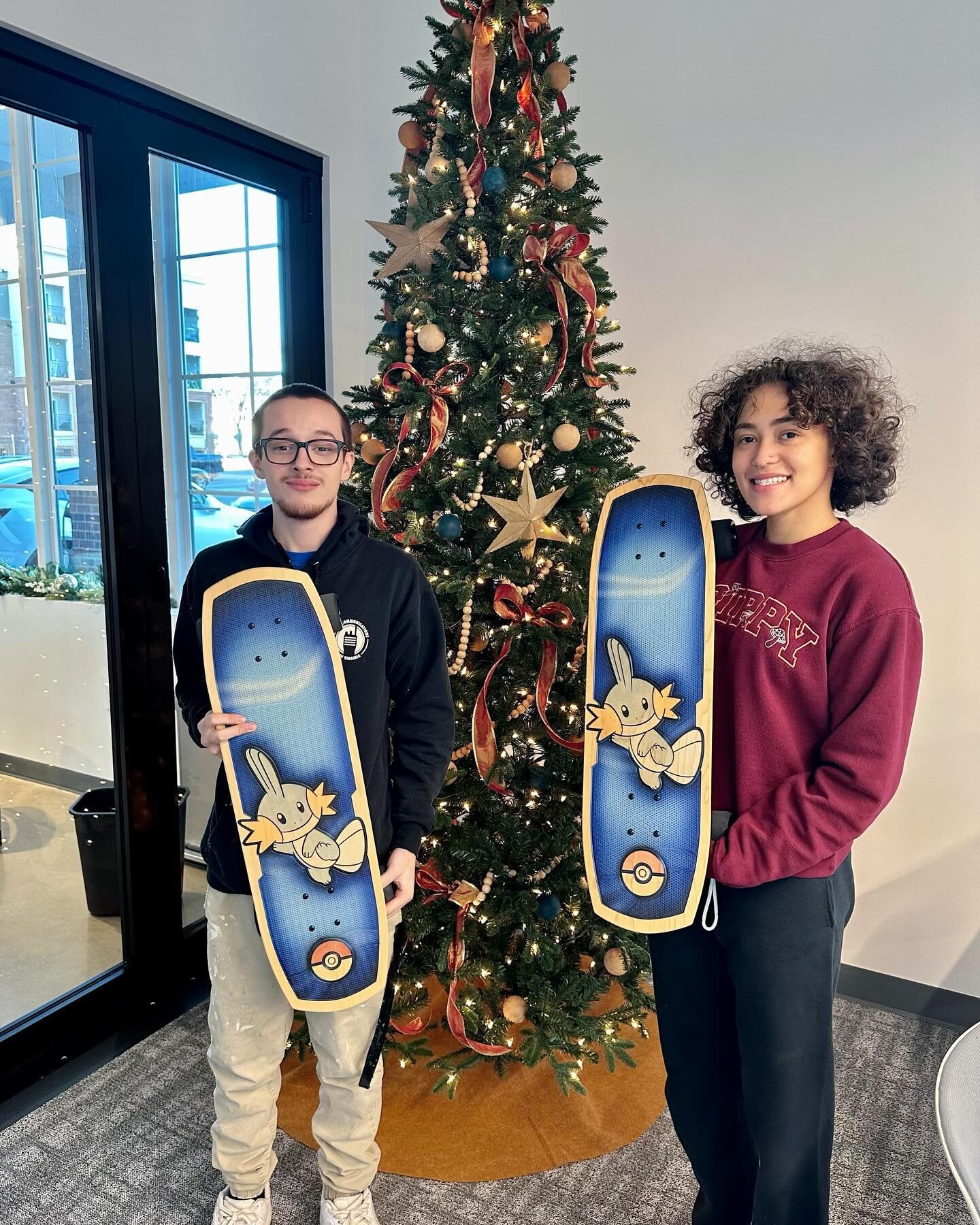 A huge thank you to @capitalone for donating skateboards and helmets to our youth for the holidays!🎄
