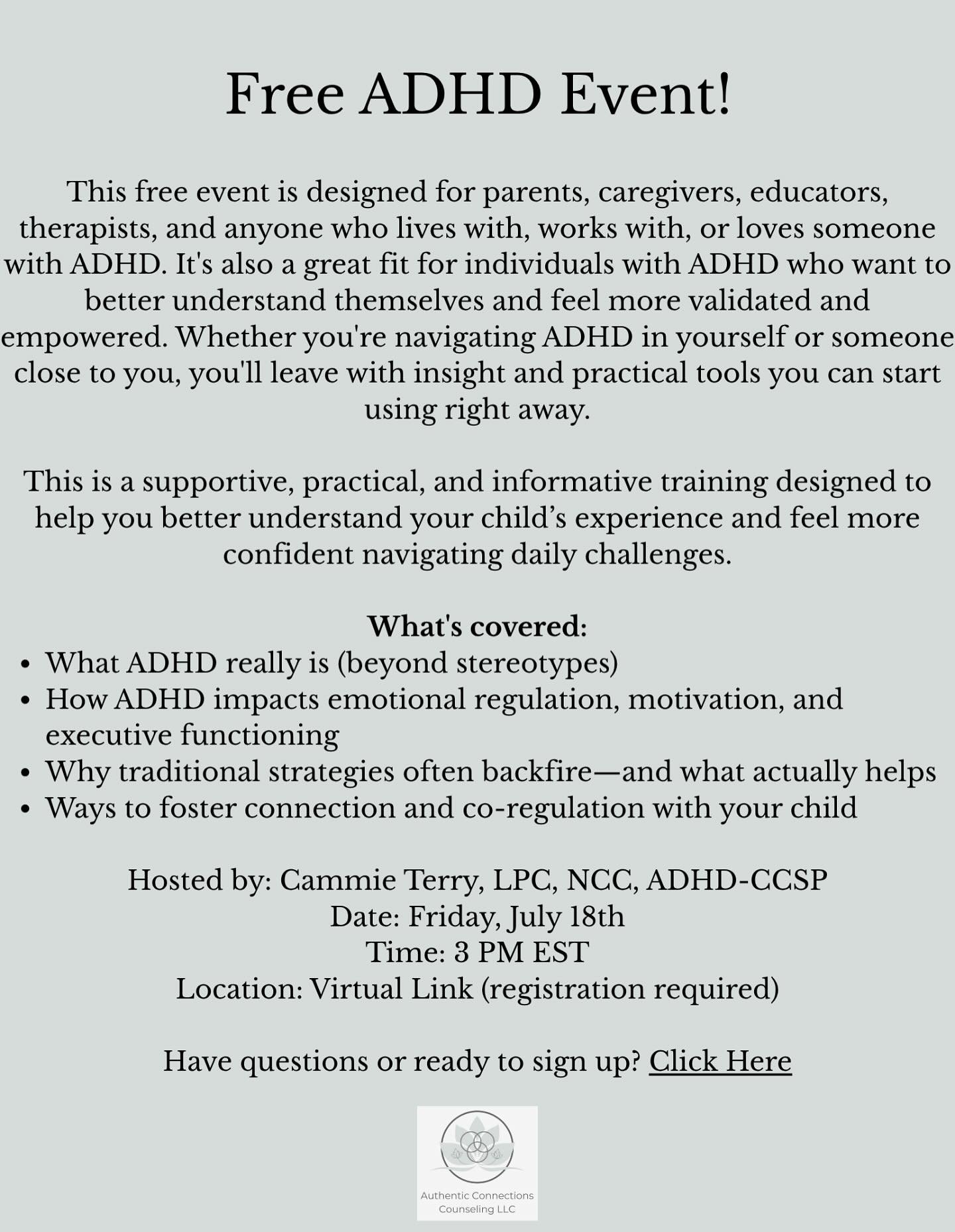 Sign up link in bio under Access Links Here

https://forms.gle/W5ncakJC254x7qW49

#adhd #adhdsupport #neurodivergent
