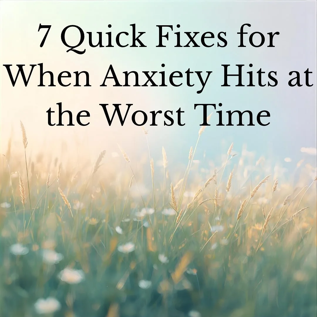 Anxiety always shows up at the worst times — at school, during a meeting, when you’re trying to fall asleep. ๐ฉ
That’s why we put together 7 therapist-approved quick fixes you can use anytime, anywhere.
These simple tools will hel