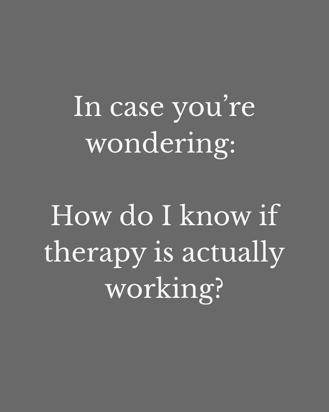Starting therapy can feel both hopeful and uncertain—and it’s normal to wonder if it’s “working.” ๐ฟ
The truth is, therapy doesn’t always look like instant relief. Sometimes progress shows up in quieter ways: noti