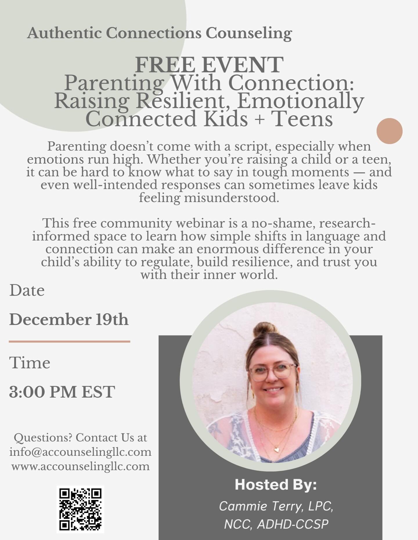 Register for our free community webinar!