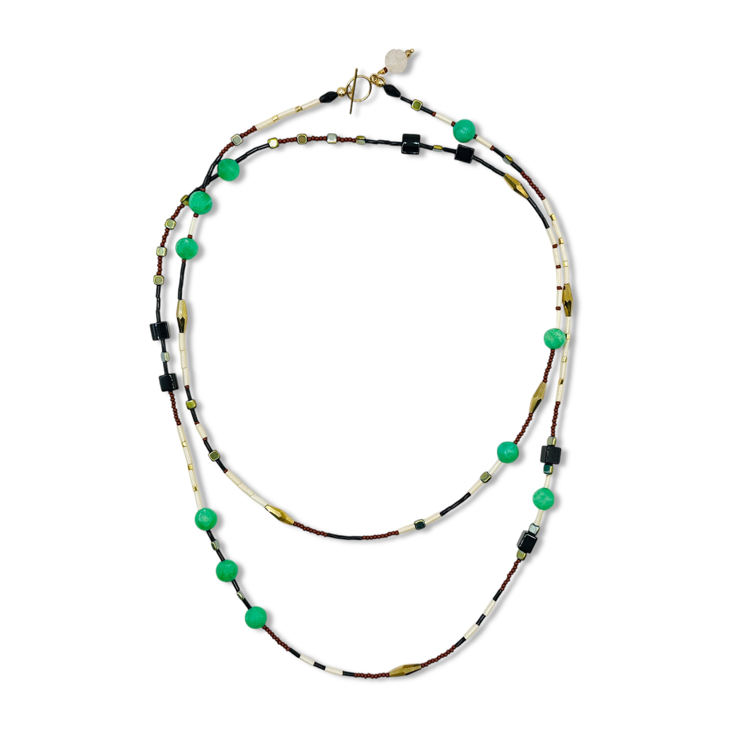 Tortoise Double Opera Necklace