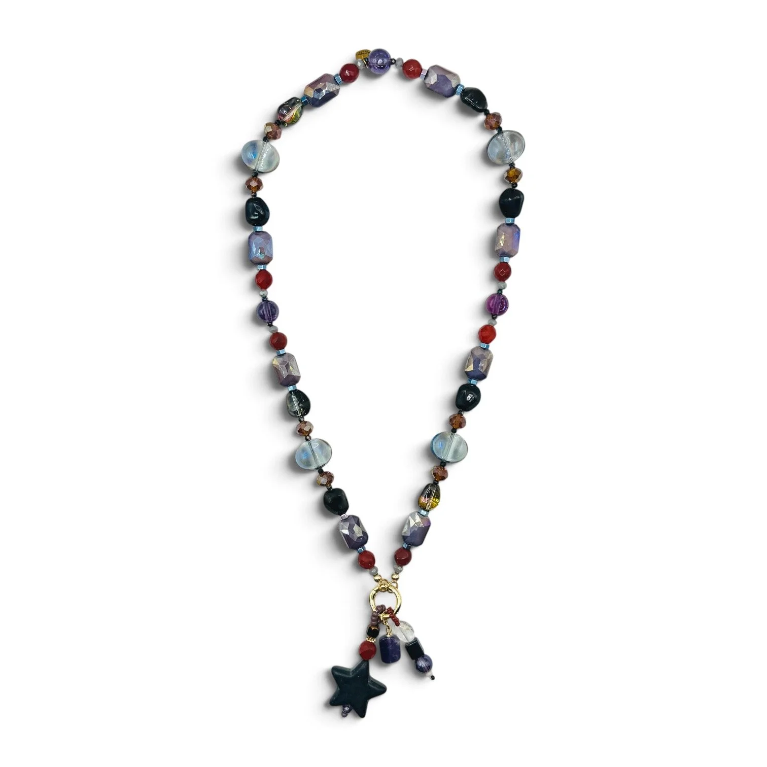 Enchanting Star Cluster Charm Necklace