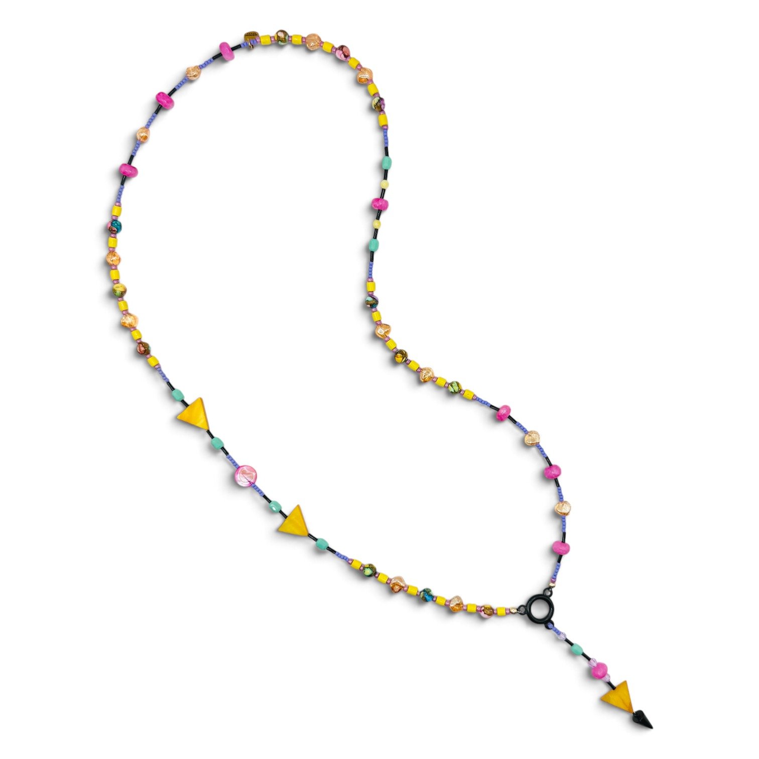 Geo Party Rosary Necklace