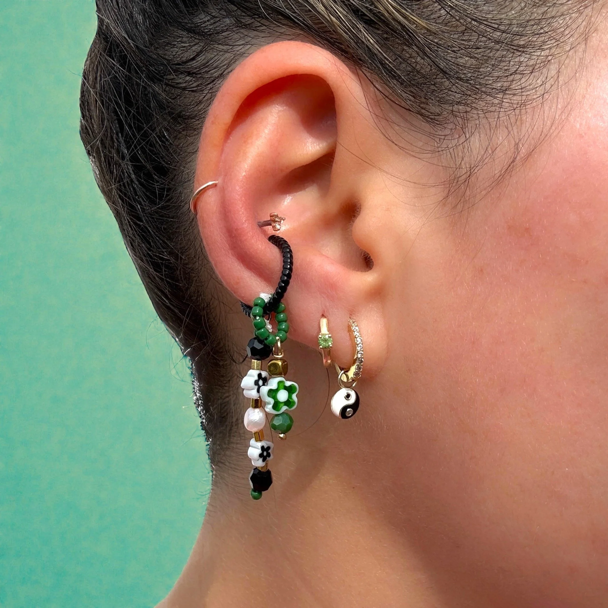 Green Flower Black Ear Cuff_Portrait_Ratio 1 1.jpeg
