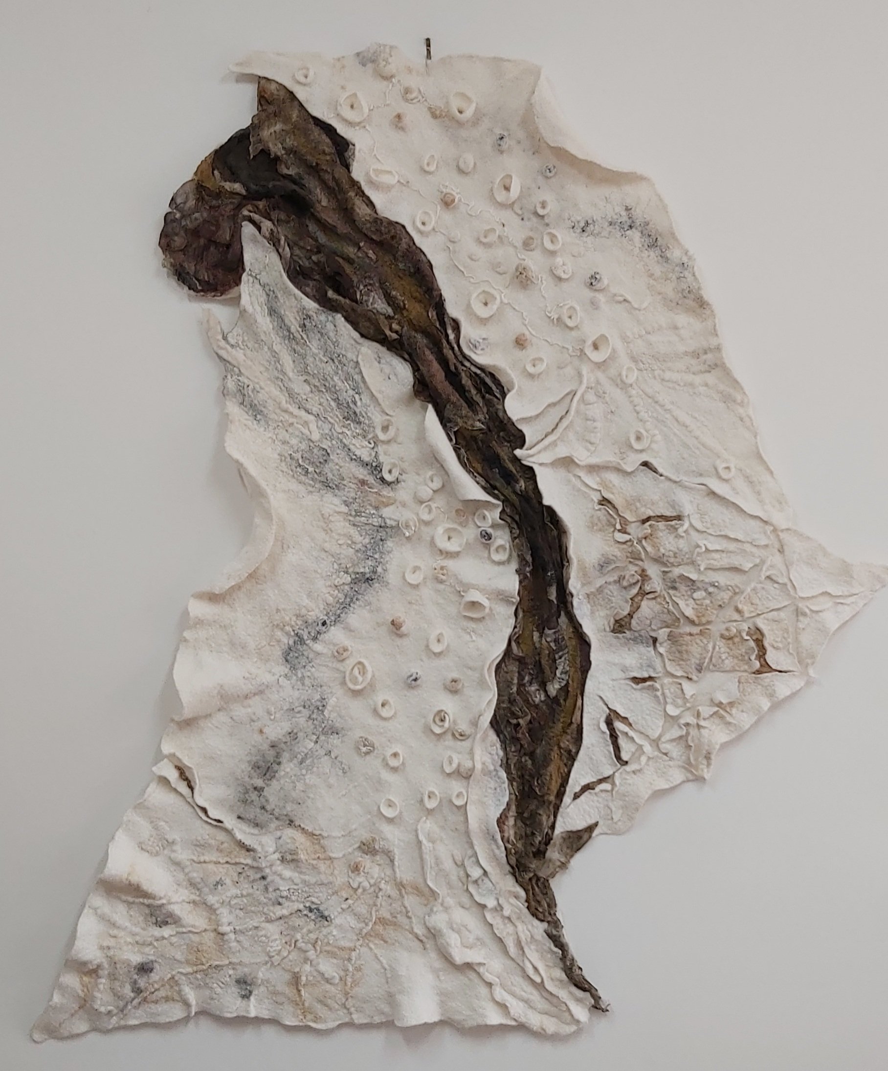 J Hope - Confluence - handfelted merino and silk low relief wall art.jpg