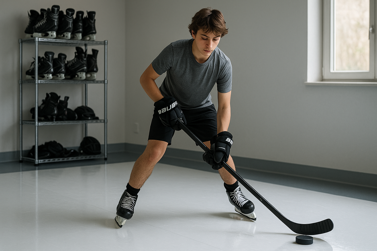 When to choose synthetic ice over roller blades for training?