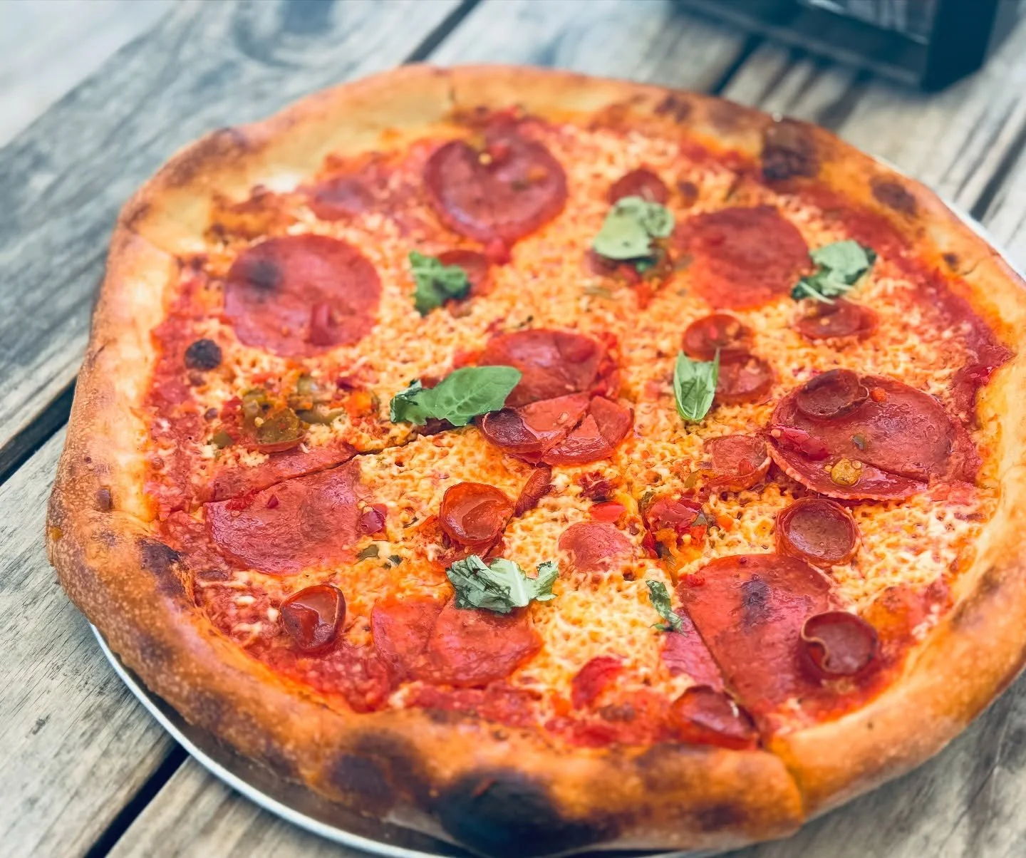 Windomere &lt;&gt; Cup &amp; char + deli pepperoni with bomb peppers, come grab one at 11!