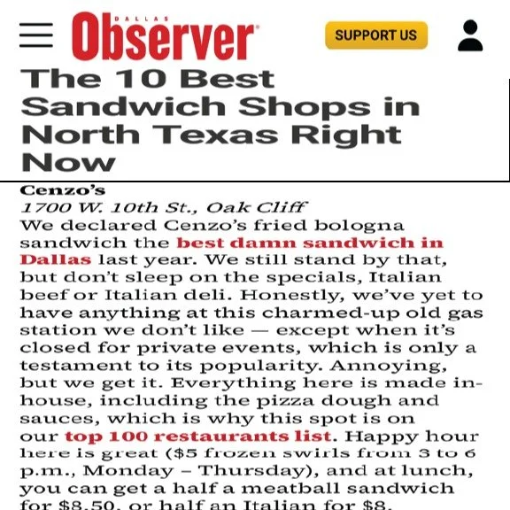 Hell yes! We missed National Sandwich Day yesterday due to the fact we are not open Mondays, but if we are being honest we feel like everyday is National Sandwich Day.

Thanks @dallasobserver &amp; @laurendrewesdaniels for the shout out!