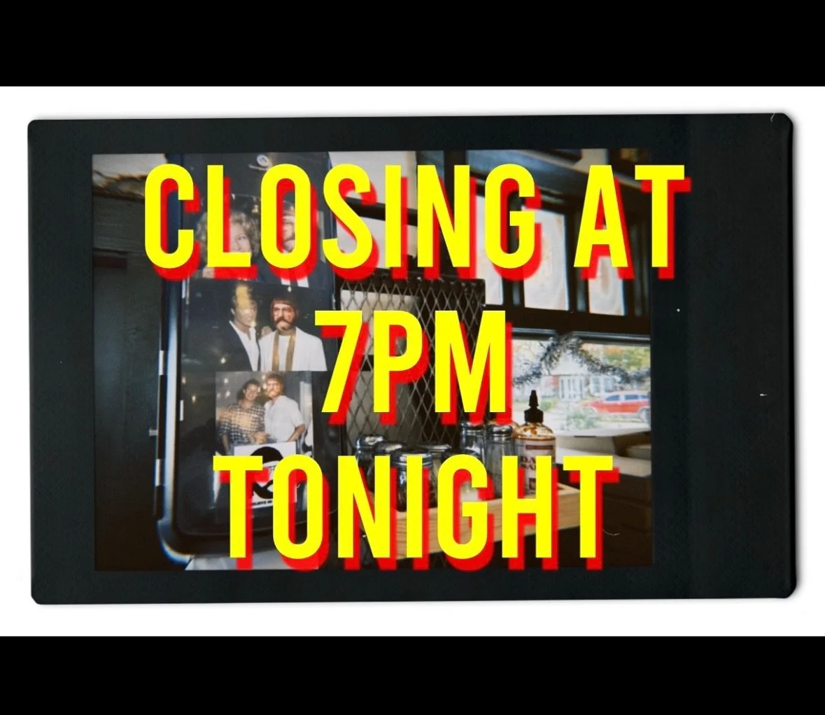 Closing a little early tonight, 12/18!

Back to regular hours tomorrow.