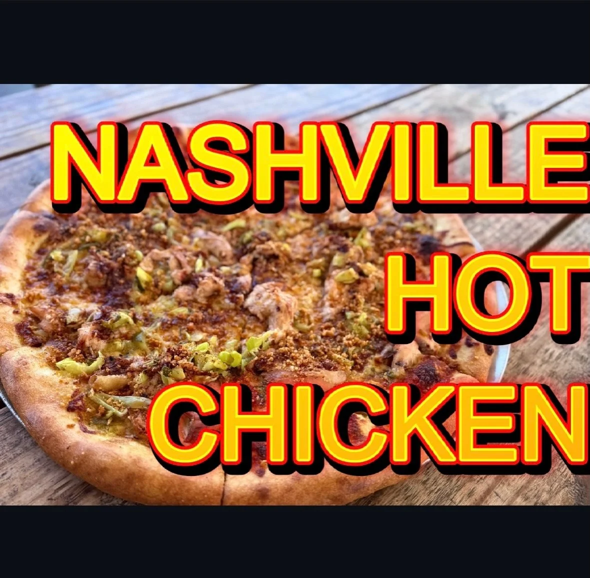 PIZZA OF THE MONTH!&trade;️

For February we&rsquo;ve got Nashville Hot Chicken with spicy chicken, hot sauce, pickles, peperoncini &amp; breadcrumbs