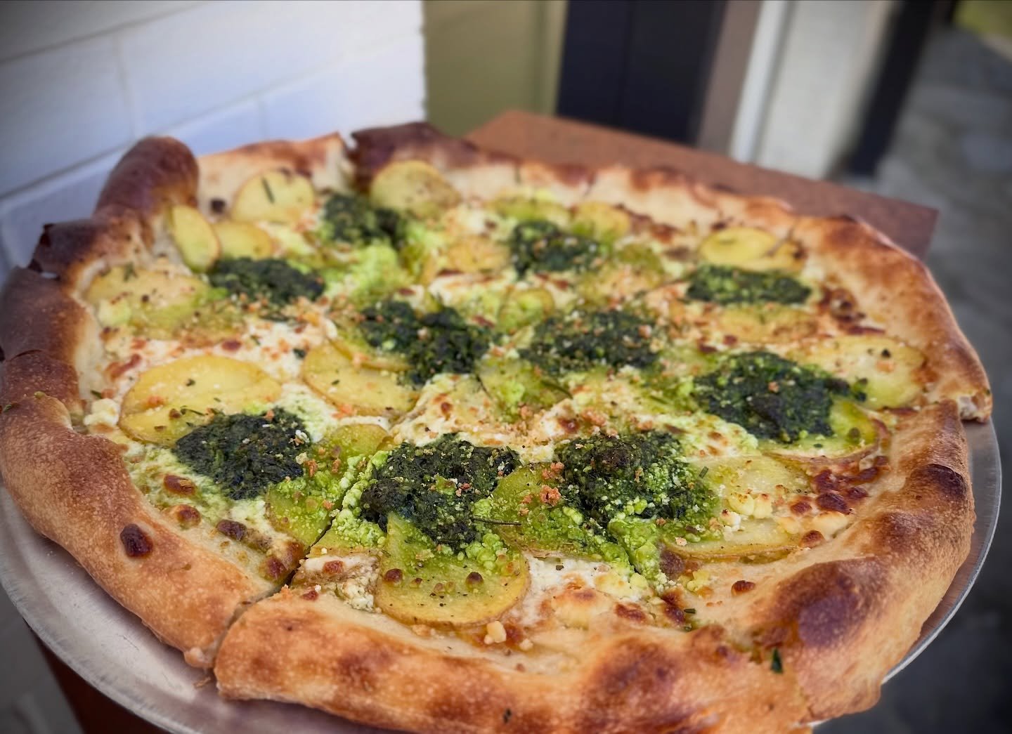 Alright so we are going to put this one on the menu. We just hope it&rsquo;s not like when our buddy Jeff who can&rsquo;t eat dairy said he was excited for a cheeseless tomato pie to be a pizza of the month. So we did it a few months back hoping that