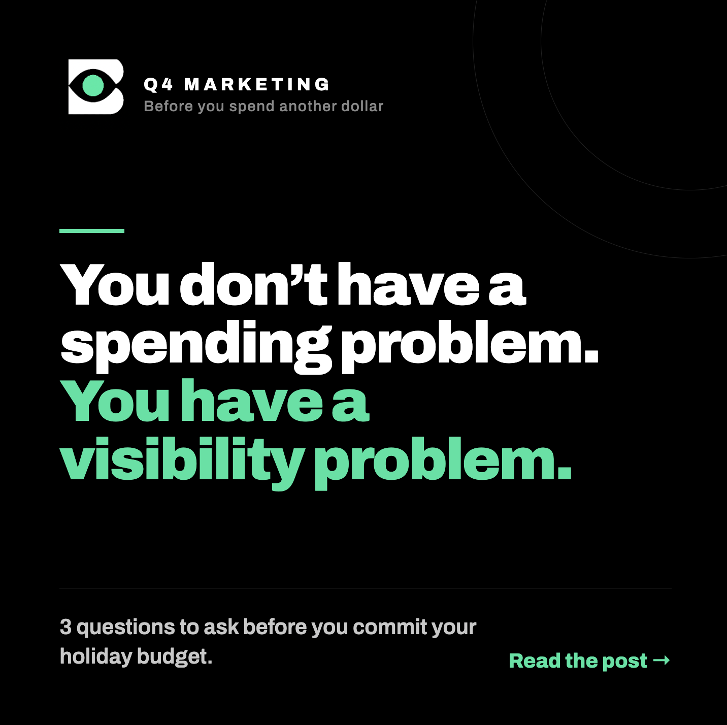 Before You Spend Another Dollar on Holiday Marketing, Ask This