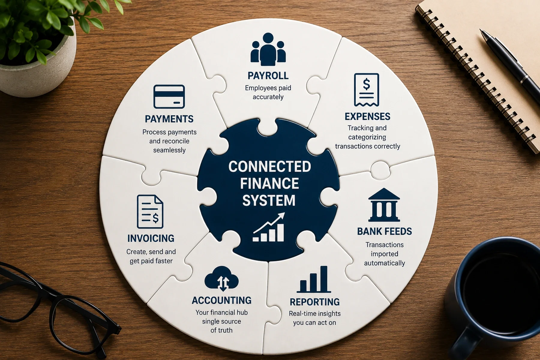 Fractional CFO Services help connect all of your finances together