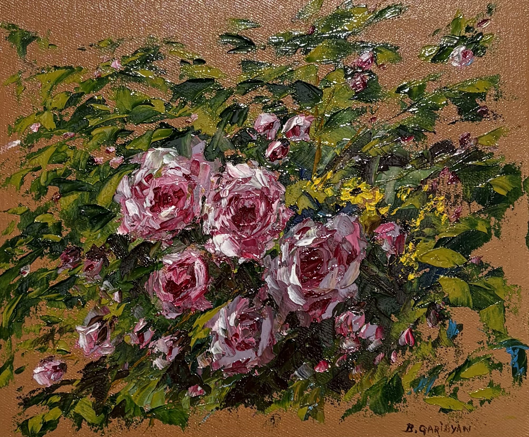 "Pink Roses"
10x12