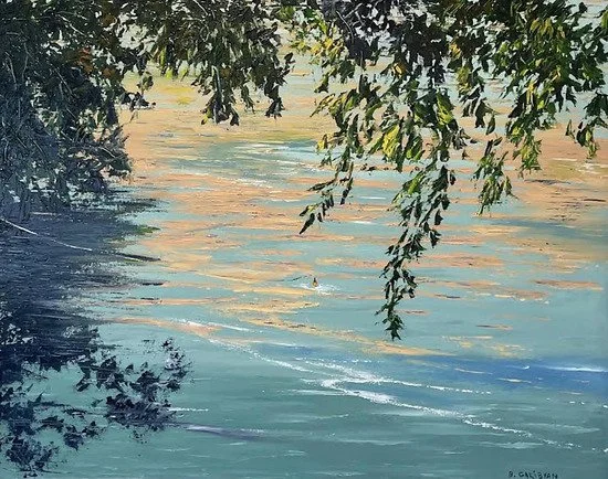 "Fishing (Boise River)"
16x20