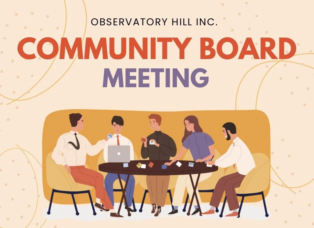 OHI Community Board Meeting (Virtual)