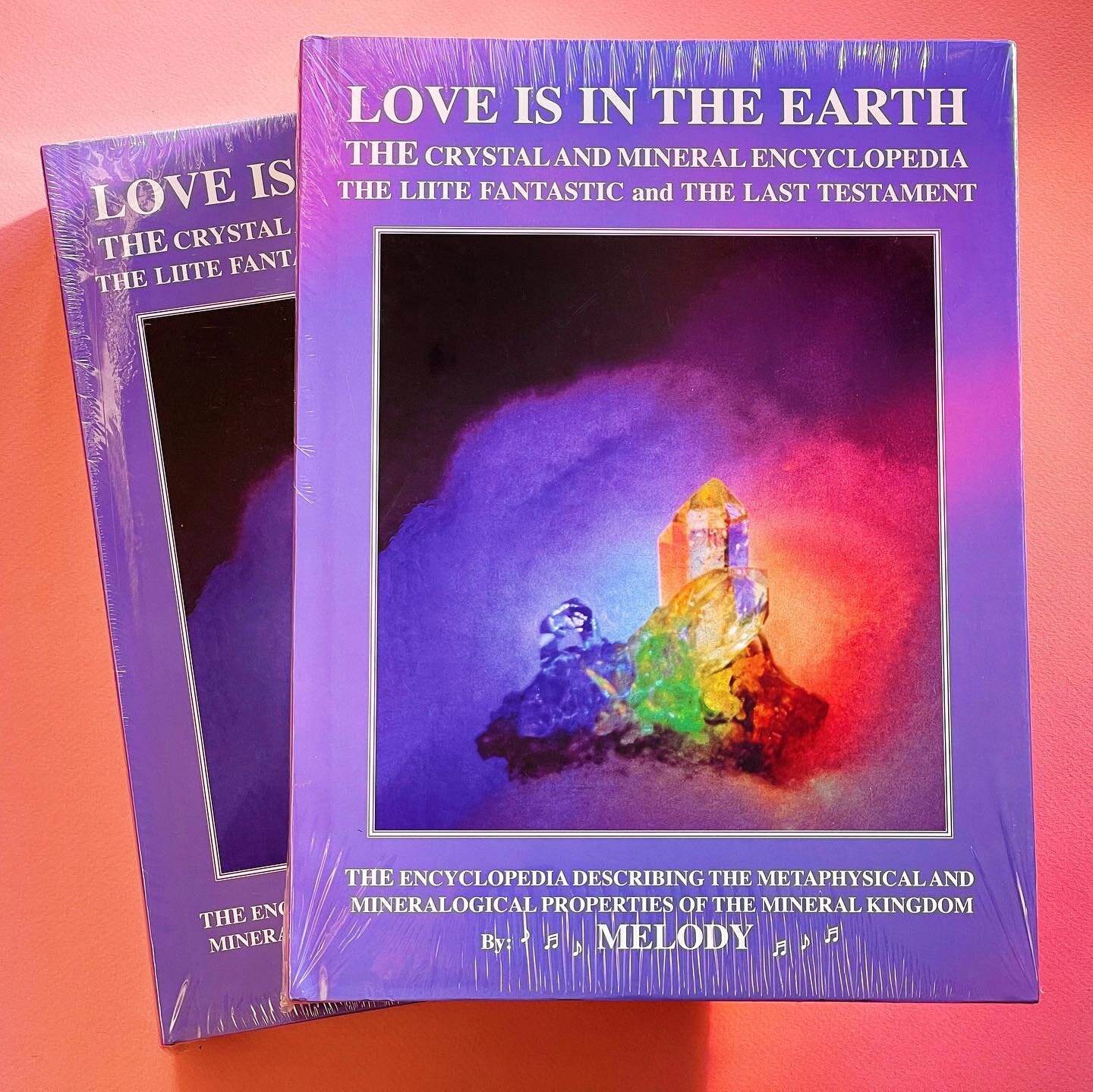 💎🌈 Love Is In The Earth 💎🌈
We have 2 vintage copies of Melody&rsquo;s crystal and mineral encyclopedia for sale at the store!

This Metaphysical Mineralogical Encyclopedia describes over 1400 minerals and crystals illustrated with over 1400 color