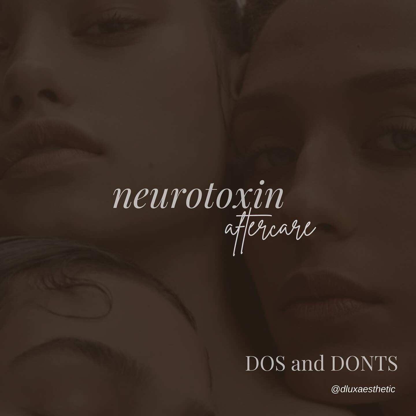 Follow these Dos and Donts for Neurotoxin aftercare 💉✨💋

👩🏼&zwj;⚕️ Danielle White, MSN, FNP-C
📍 6327 N. Andrews Ave. Ste 19 &amp; 22 Fort Lauderdale, Florida
💌 info@dluxaesthetic.com
📞 (954) 580-3190

#dluxaesthetics #allergen #fortlauderdalem
