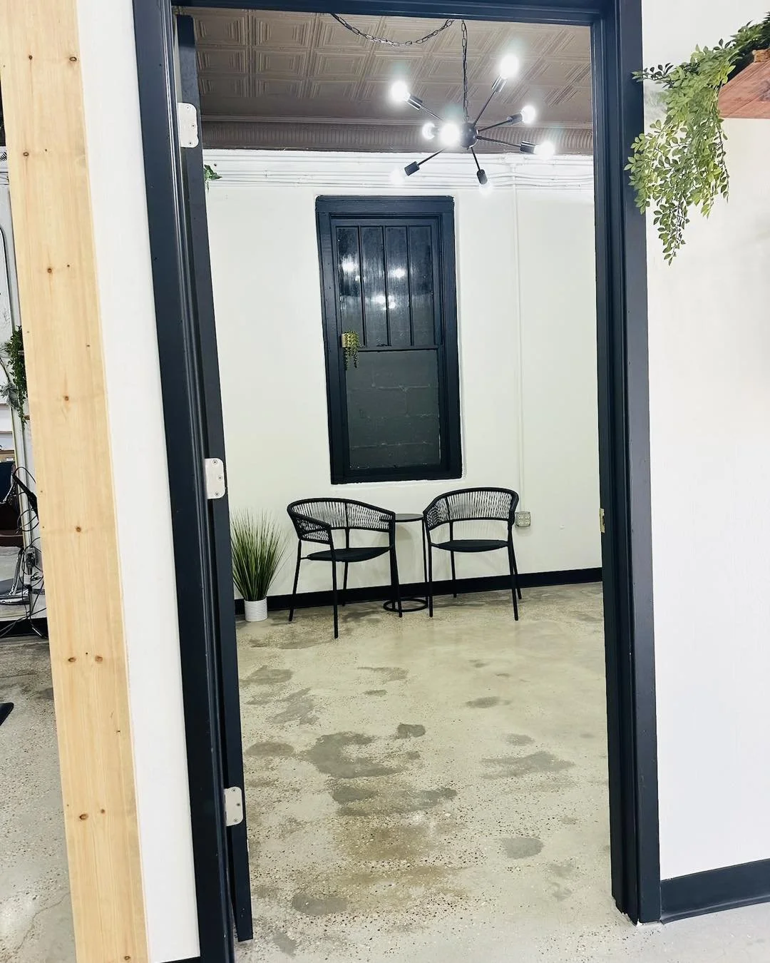 Are you looking for the perfect private suite to grow your business? 
Look no further!

Our private suite offers:
 &bull; A comfortable and customizable space designed for you and your clients
 &bull; An inviting guest waiting area with drinks and am