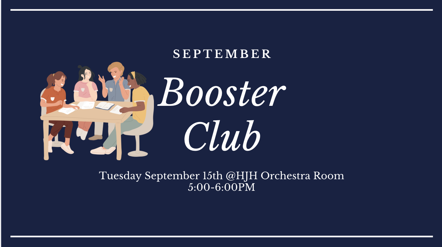 September Booster Club Meeting