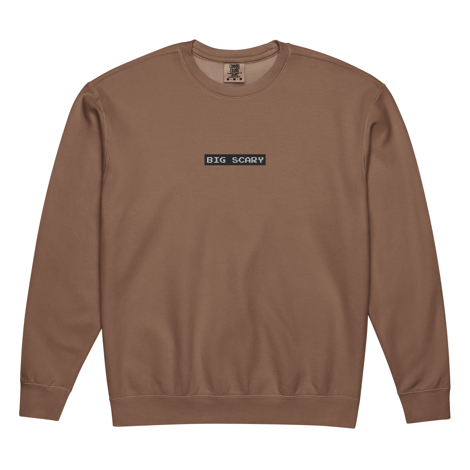 unisex-garment-dyed-lightweight-fleece-crewneck-sweatshirt-i-comfort-colors-1466-espresso-front-691f9e99a5fee.png