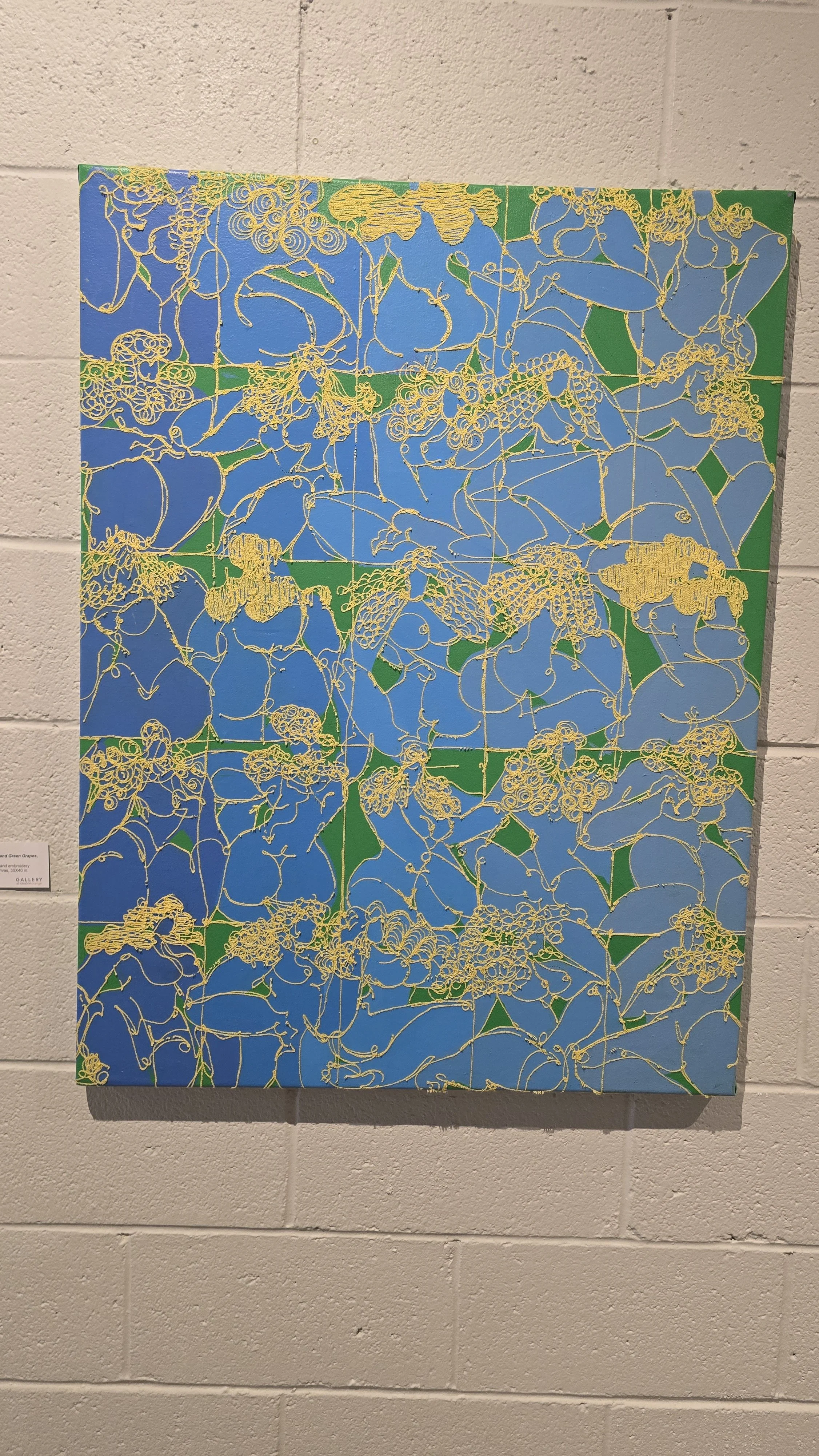 Blueberries and Green Grapes