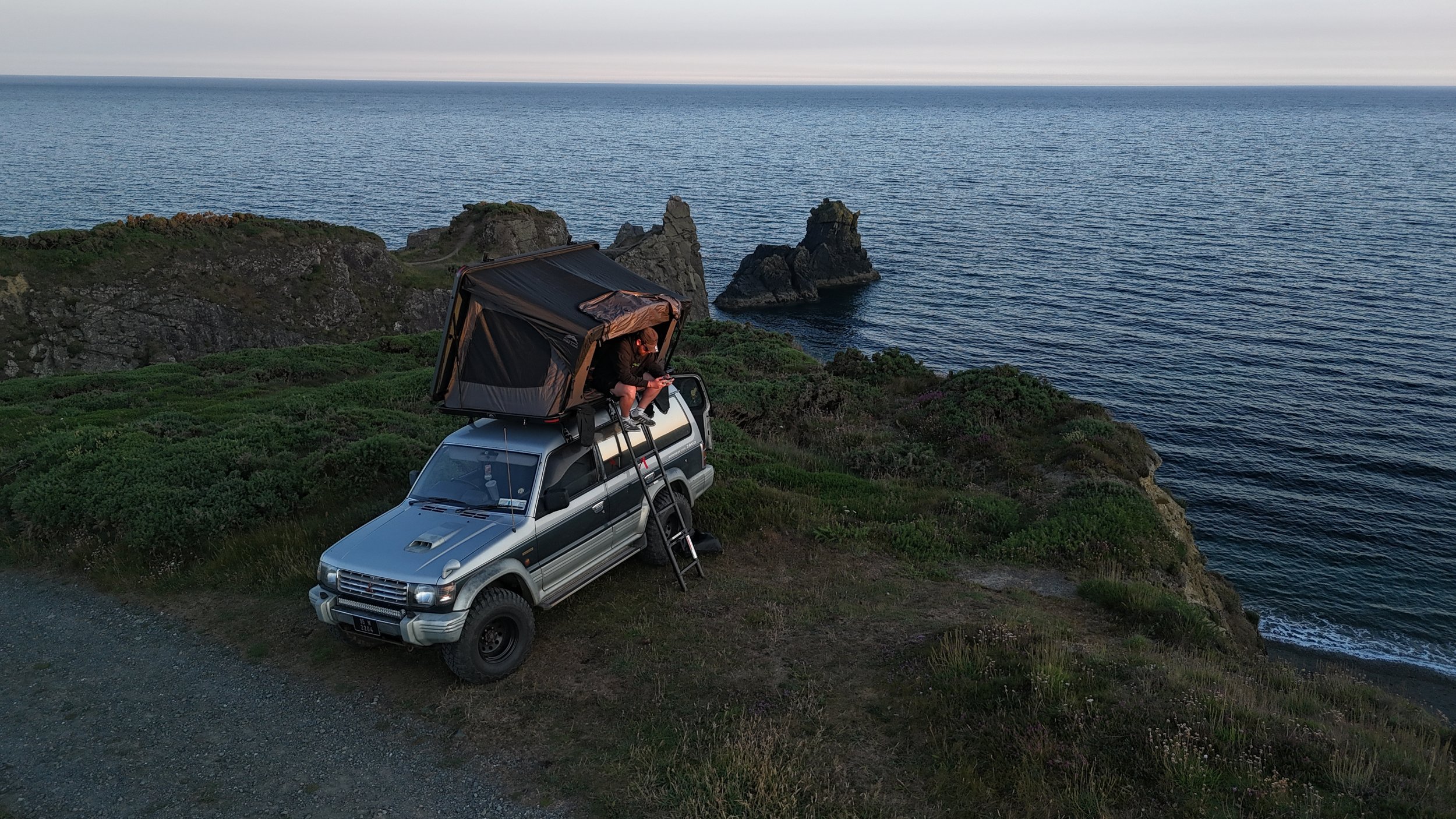Overland camping in mk2 pajero
