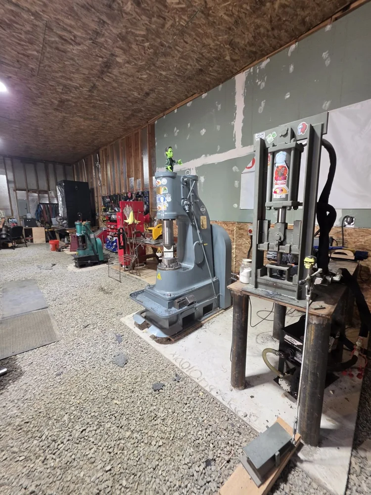 The forge floor