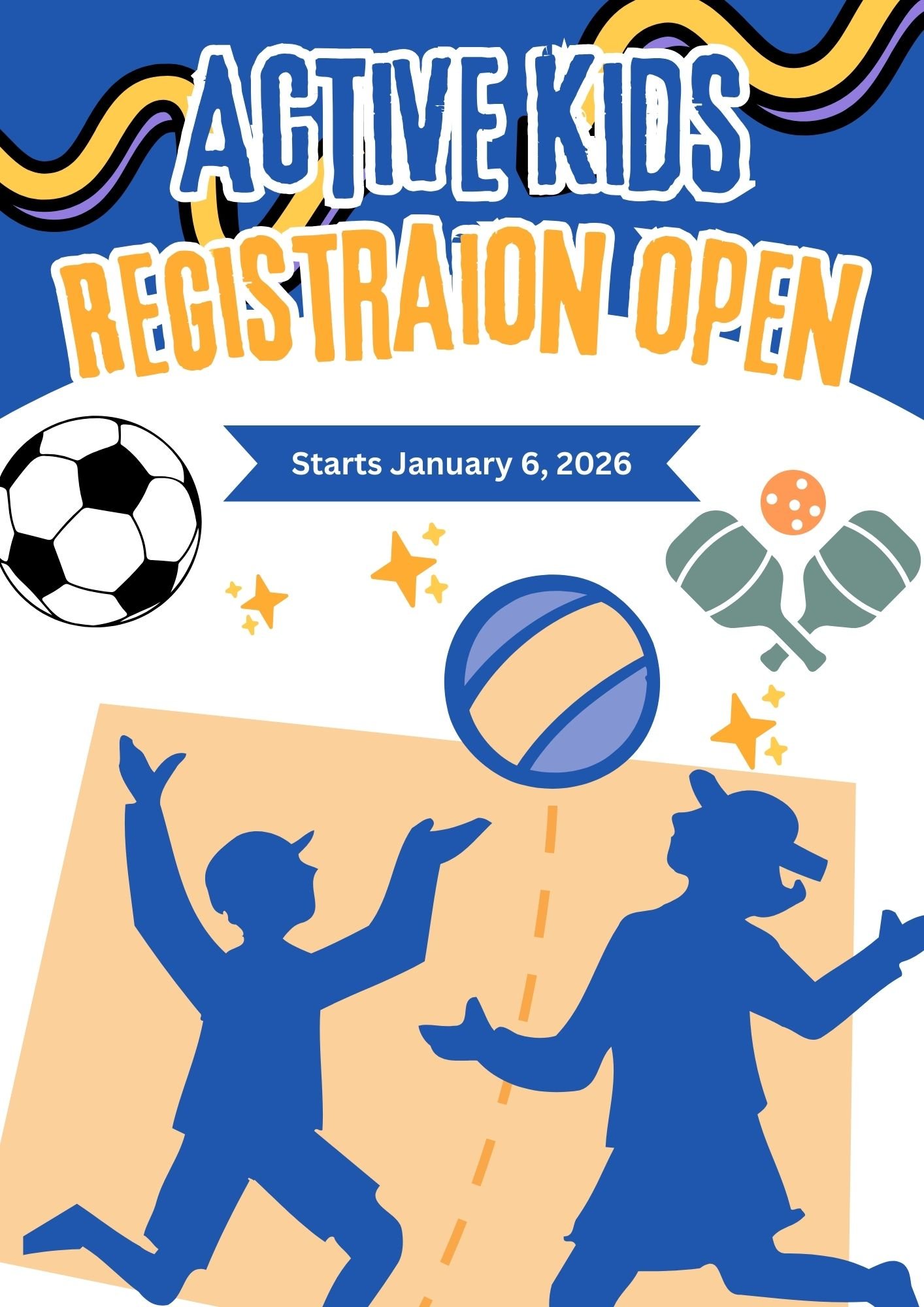 Active Kids Registration Now Open!