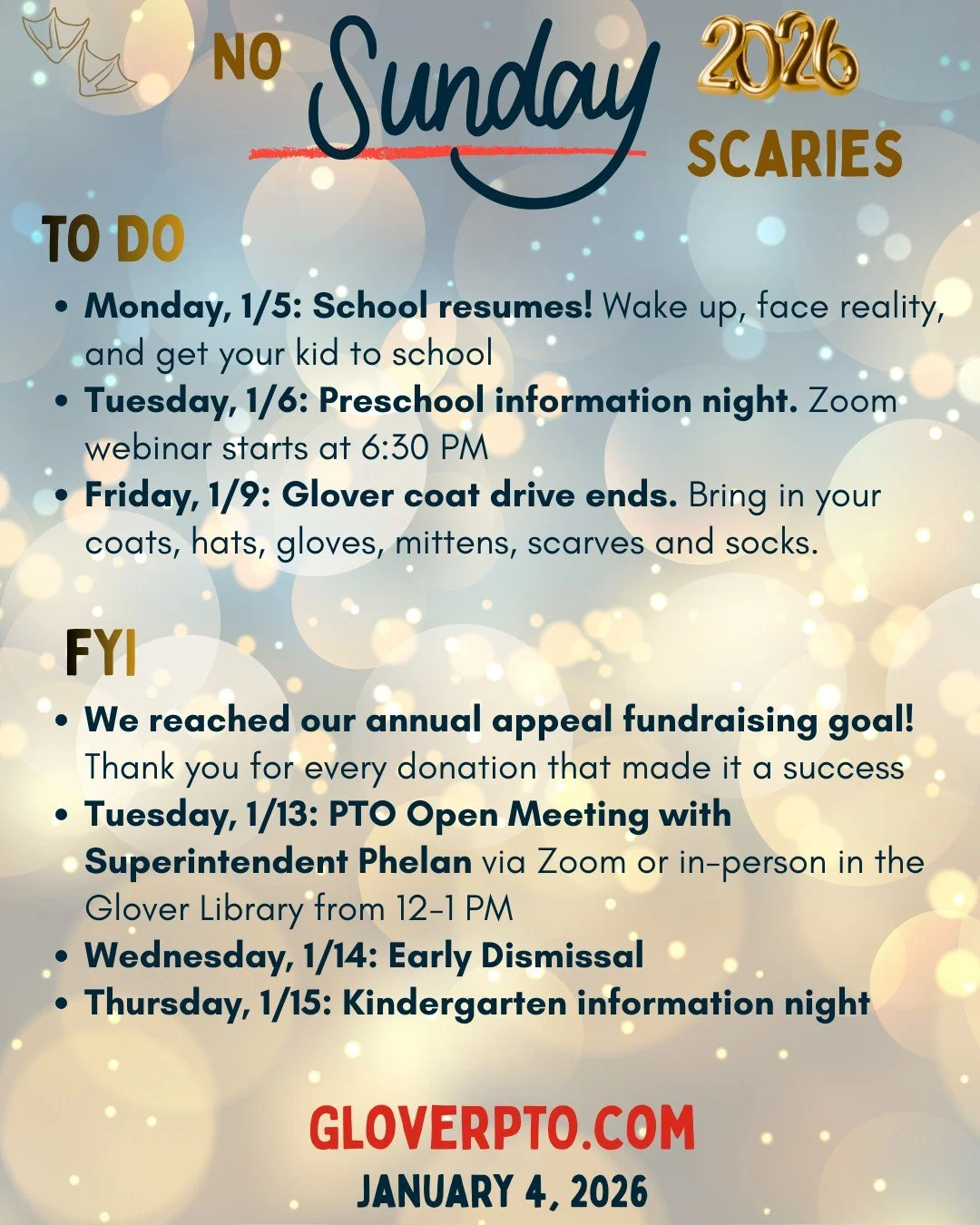 Let&rsquo;s be real&hellip; tonight&rsquo;s likely the scariest Sunday of the whole year. Be gentle with yourself during re-entry and take every small step as a win. Happy New Year!