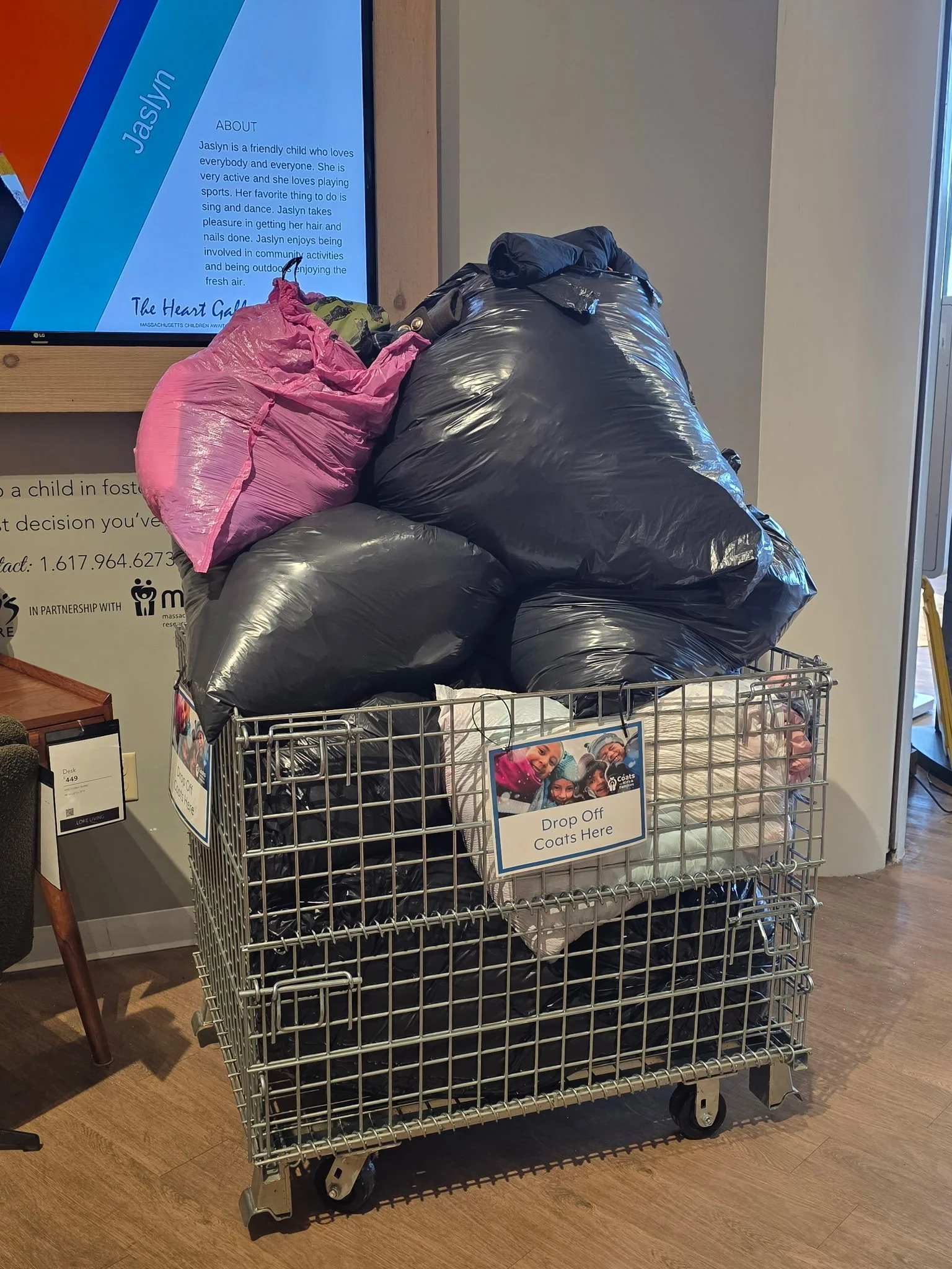 Thank you for supporting the Winter Coat Drive &amp; Thanks to the McLaughlin Family!