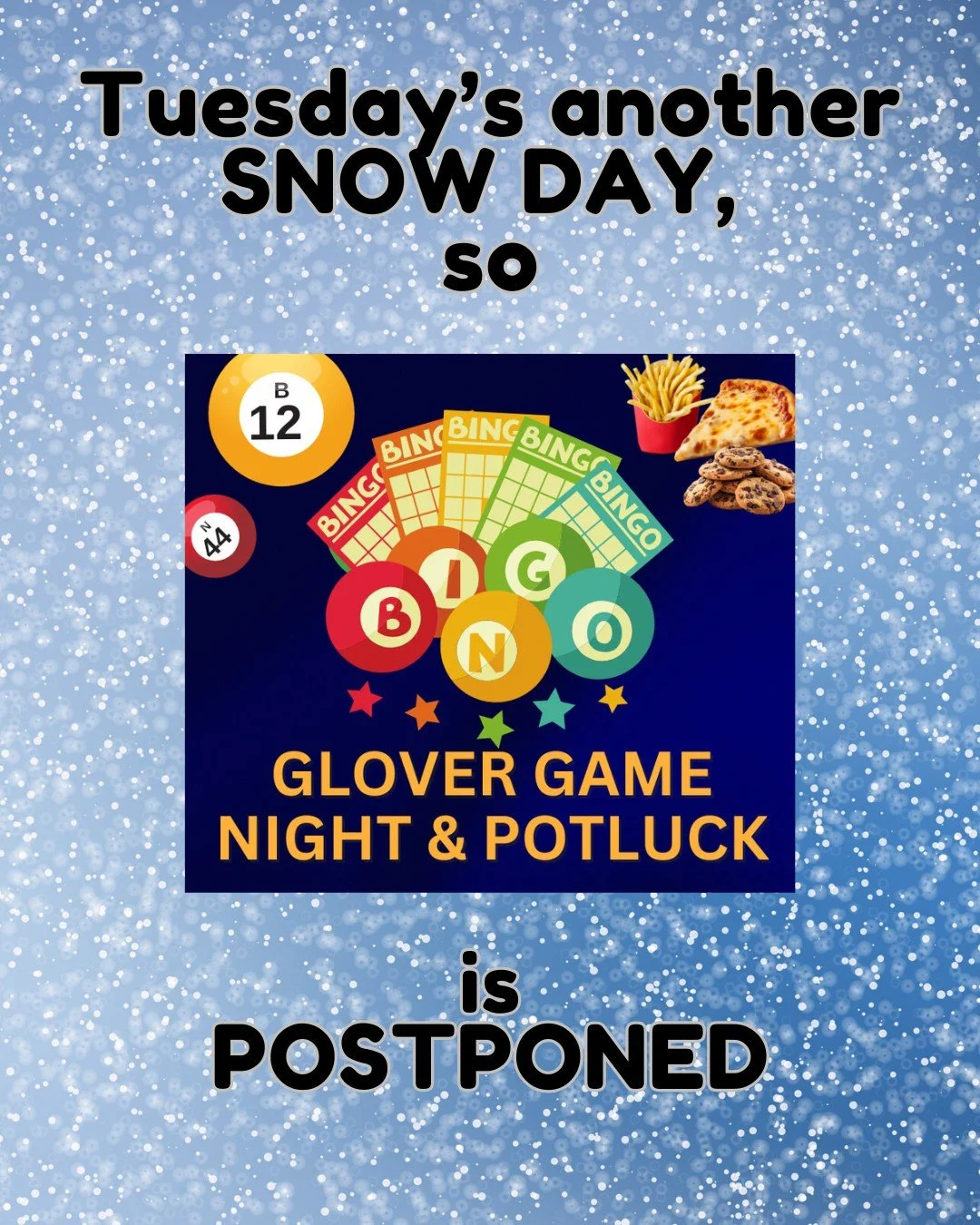 Enjoy another snow day tomorrow, folks!