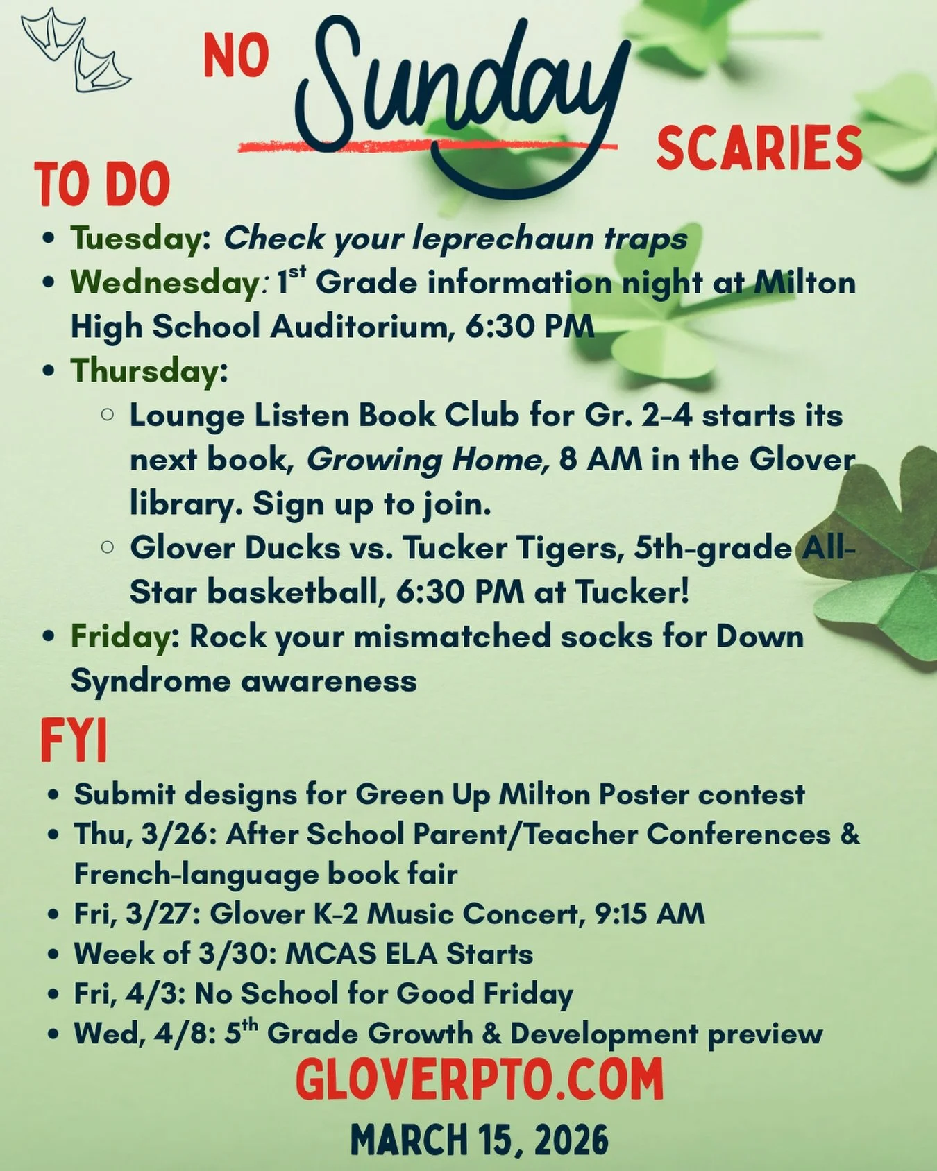 We made it through last week&rsquo;s time change and suddenly it&rsquo;s mid-March! Hang on tight, Spring&rsquo;s right around the corner.