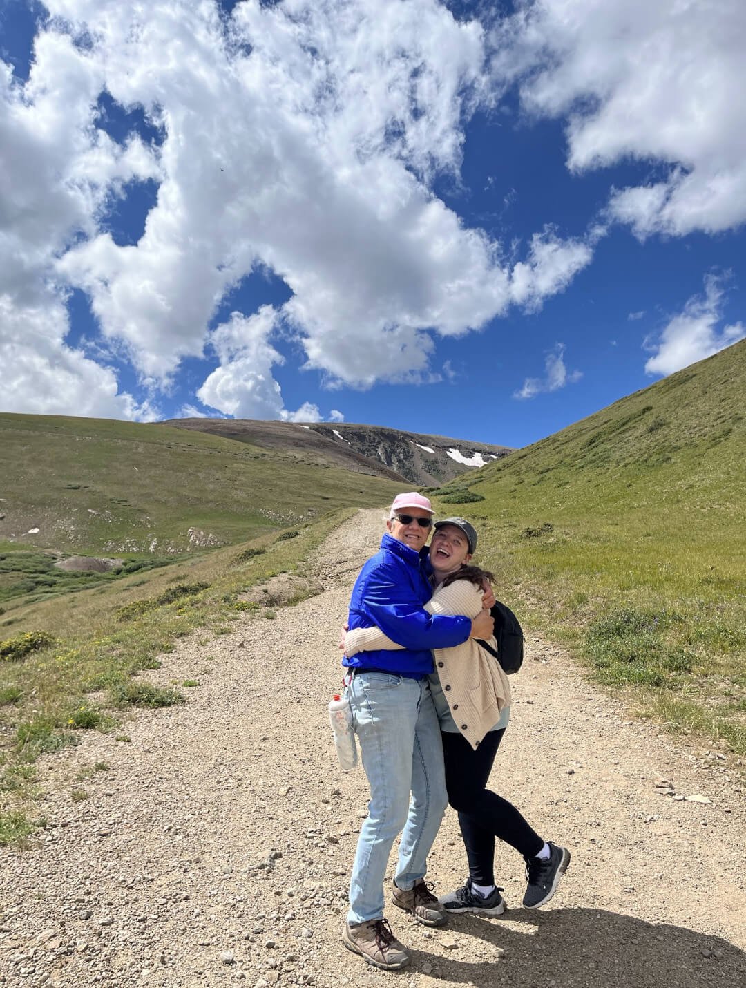 Sammi and her mom enjoying nature in Colorado