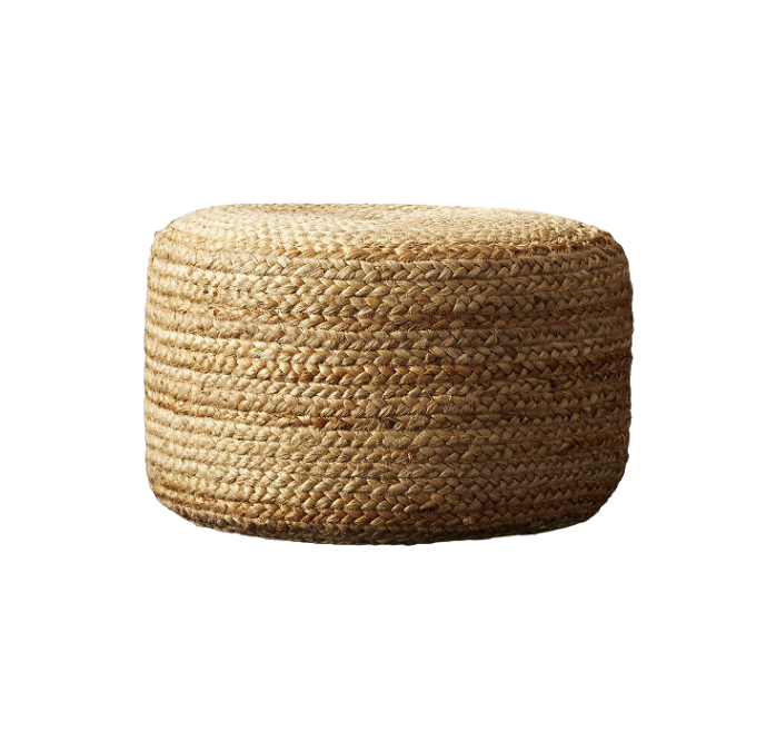 Jute Pouf Ottoman