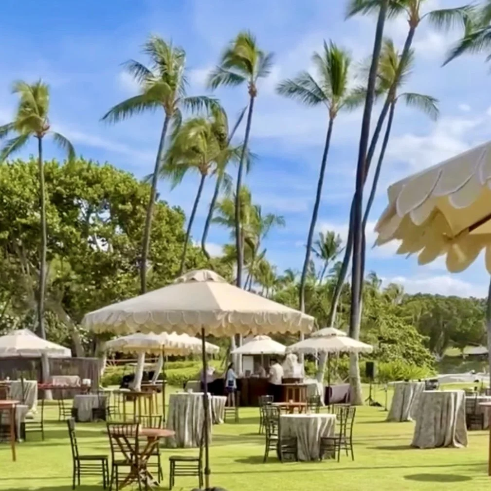 MARKET UMBRELLAS AND DECOR RENTAL FOR EVENTS IN HAWAII