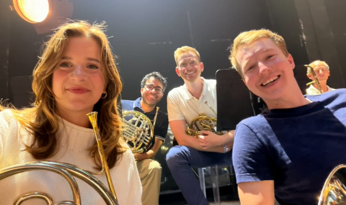 Horns backstage at Josh Johnson "Symphony" (03/2026)