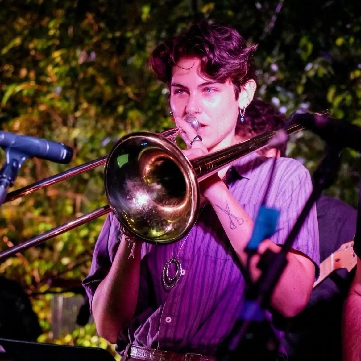 Meet Levy, our new Orchestra Manager and Musician of the Month! 🎶 Since joining ONLA on trombone, she&rsquo;s already become a valued part of our community with her thoughtful ideas and support for fellow musicians. A recent graduate of California I